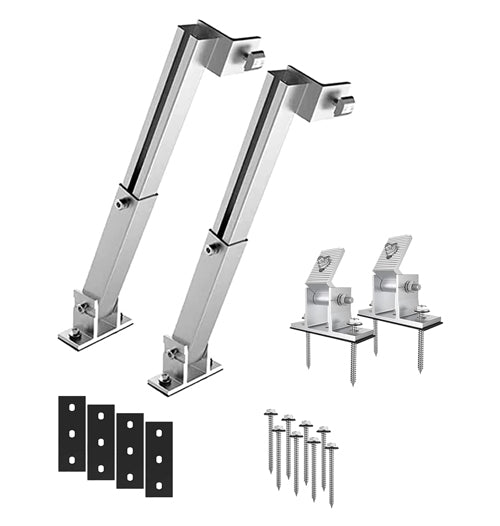 Halterung (Paar) für Solarmodul Balkon oder Wand - verstellbar